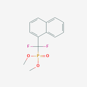 molecular formula C13H13F2O3P B12562143 Dimethyl [difluoro(naphthalen-1-yl)methyl]phosphonate CAS No. 183882-31-7