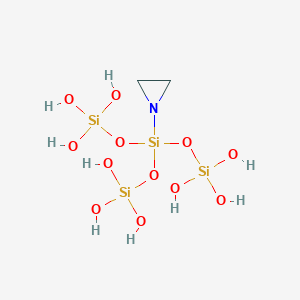 (Aziridin-1-yl)silanetriyl tris(trihydrogen orthosilicate)