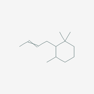 molecular formula C13H24 B12562189 2-(But-2-en-1-yl)-1,1,3-trimethylcyclohexane CAS No. 178251-63-3