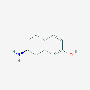 molecular formula C10H13NO B125622 (S)-2-氨基-7-羟基四氢萘 CAS No. 85951-60-6