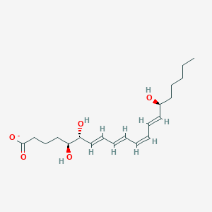 molecular formula C20H31O5- B1256220 lipoxin A4(1-) 