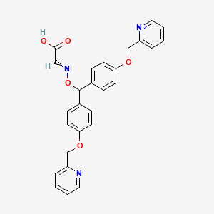 [(Bis{4-[(pyridin-2-yl)methoxy]phenyl}methoxy)imino]acetic acid