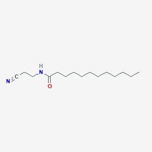 Dodecanamide, N-(2-cyanoethyl)-