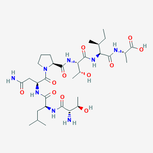 L-Threonyl-L-leucyl-L-asparaginyl-L-prolyl-L-threonyl-L-isoleucyl-L-alanine