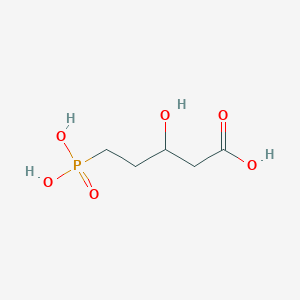 molecular formula C5H11O6P B12562268 3-Hydroxy-5-phosphonopentanoic acid CAS No. 189561-26-0