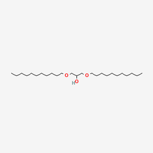 molecular formula C25H52O3 B12562334 1,3-Bis(undecyloxy)propan-2-OL CAS No. 201995-24-6