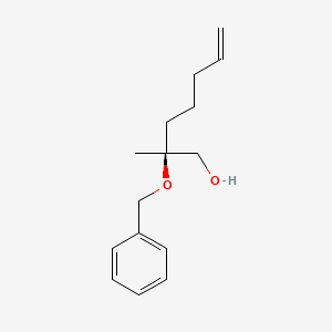 6-Hepten-1-ol, 2-methyl-2-(phenylmethoxy)-, (2S)-