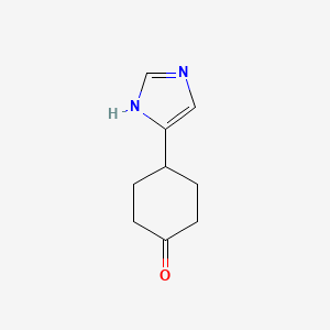 4-(1H-imidazol-5-yl)cyclohexan-1-one