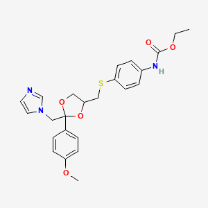 molecular formula C24H27N3O5S B1256236 Erbuzole 