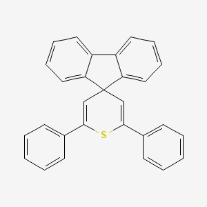 molecular formula C29H20S B12562366 Spiro[9H-fluorene-9,4'-[4H]thiopyran], 2',6'-diphenyl- CAS No. 144392-26-7