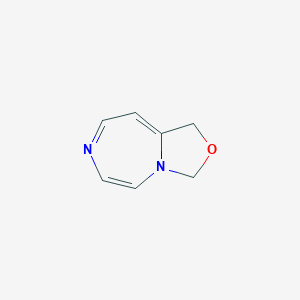 molecular formula C7H8N2O B12562381 1H,3H-[1,3]Oxazolo[3,4-d][1,4]diazepine CAS No. 264620-20-4