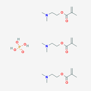 Phosphoric acid--2-(dimethylamino)ethyl 2-methylprop-2-enoate (1/3)