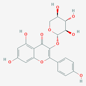 molecular formula C20H18O10 B1256244 kaempferol 3-O-beta-D-xyloside 