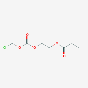 2-{[(Chloromethoxy)carbonyl]oxy}ethyl 2-methylprop-2-enoate