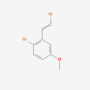 1-Bromo-2-(2-bromoethenyl)-4-methoxybenzene