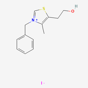 3-Benzyl-5-(2-hydroxyethyl)-4-methyl-1,3-thiazol-3-ium iodide