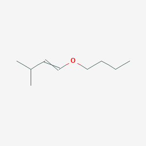 molecular formula C9H18O B12562586 1-Butoxy-3-methylbut-1-ene CAS No. 150538-01-5