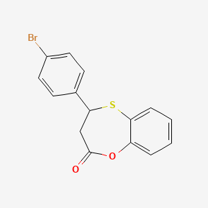 4-(4-Bromophenyl)-3,4-dihydro-2H-1,5-benzoxathiepin-2-one