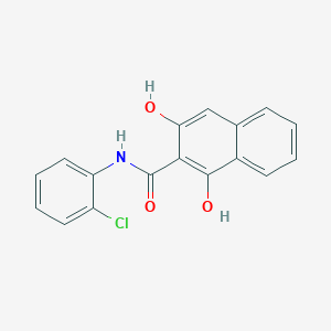 N-(2-Chlorophenyl)-1,3-dihydroxynaphthalene-2-carboxamide