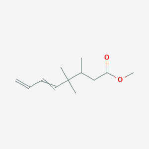 molecular formula C12H20O2 B12562609 Methyl 3,4,4-trimethylocta-5,7-dienoate CAS No. 192752-66-2