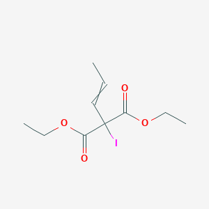 Diethyl iodo(prop-1-en-1-yl)propanedioate