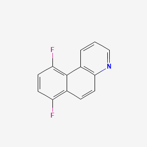 molecular formula C13H7F2N B12562635 7,10-Difluorobenzo(f)quinoline CAS No. 163275-68-1