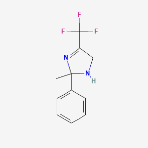 2-Methyl-2-phenyl-4-(trifluoromethyl)-2,5-dihydro-1H-imidazole