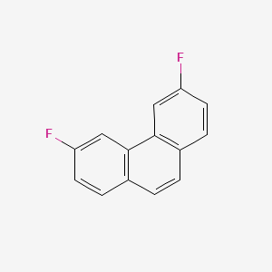 molecular formula C14H8F2 B12562658 Phenanthrene, 3,6-difluoro CAS No. 155449-58-4