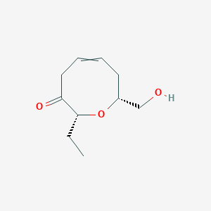 (2R,8R)-2-Ethyl-8-(hydroxymethyl)-7,8-dihydro-2H-oxocin-3(4H)-one