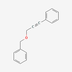 Benzene, [3-(phenylmethoxy)-1-propynyl]-