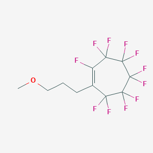 1,3,3,4,4,5,5,6,6,7,7-Undecafluoro-2-(3-methoxypropyl)cyclohept-1-ene