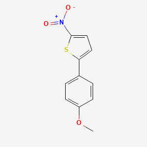 molecular formula C11H9NO3S B12562719 Thiophene, 2-(4-methoxyphenyl)-5-nitro- CAS No. 200358-03-8