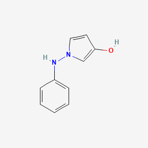 molecular formula C10H10N2O B12562742 1-Anilino-1H-pyrrol-3-ol CAS No. 172850-73-6