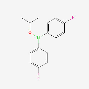 Borinic acid, bis(4-fluorophenyl)-, 1-methylethyl ester