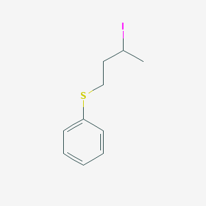 Benzene, [(3-iodobutyl)thio]-