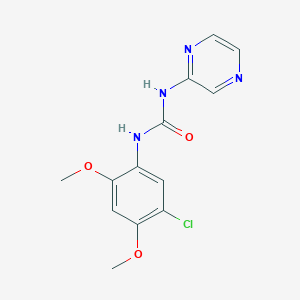 1-(5-Chloro-2,4-Dimethoxyphenyl)-3-Pyrazin-2-Ylurea