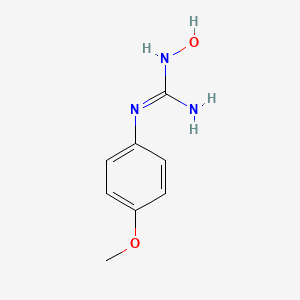 molecular formula C8H11N3O2 B12562840 N-Hydroxy-N''-(4-methoxyphenyl)guanidine CAS No. 219924-60-4