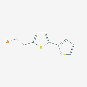 molecular formula C10H9BrS2 B12562841 5-(2-Bromoethyl)-2,2'-bithiophene CAS No. 162691-89-6