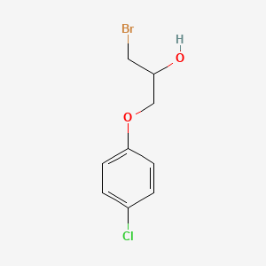 molecular formula C9H10BrClO2 B12562860 2-Propanol, 1-bromo-3-(4-chlorophenoxy)- CAS No. 219658-27-2