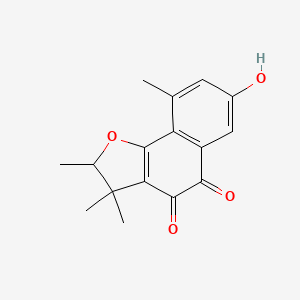molecular formula C16H16O4 B1256287 Trypethelone 