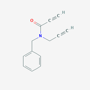 molecular formula C13H11NO B12562881 2-Propynamide, N-(phenylmethyl)-N-2-propynyl- CAS No. 177659-26-6