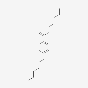 Benzene, 1-hexyl-4-(1-methyleneheptyl)-