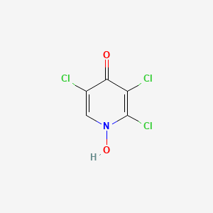 molecular formula C5H2Cl3NO2 B12562895 2,3,5-Trichloro-1-hydroxypyridin-4(1H)-one CAS No. 144285-56-3