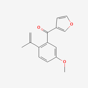 Methanone, 3-furanyl[5-methoxy-2-(1-methylethenyl)phenyl]-