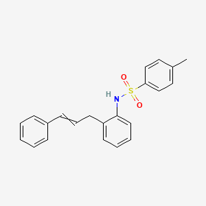 4-Methyl-N-[2-(3-phenylprop-2-en-1-yl)phenyl]benzene-1-sulfonamide