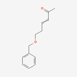 molecular formula C13H16O2 B12562918 6-(Benzyloxy)hex-3-en-2-one CAS No. 213009-70-2