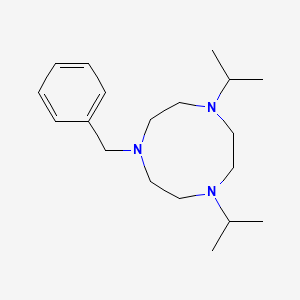 molecular formula C19H33N3 B12562925 1-Benzyl-4,7-di(propan-2-yl)-1,4,7-triazonane CAS No. 184219-32-7