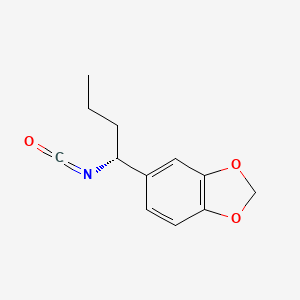 1,3-Benzodioxole, 5-[(1R)-1-isocyanatobutyl]-