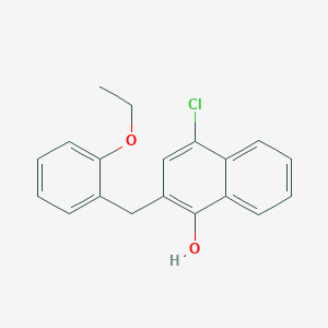 4-Chloro-2-[(2-ethoxyphenyl)methyl]naphthalen-1-ol