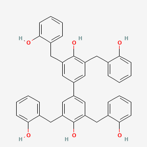 3,3',5,5'-Tetrakis[(2-hydroxyphenyl)methyl][1,1'-biphenyl]-4,4'-diol